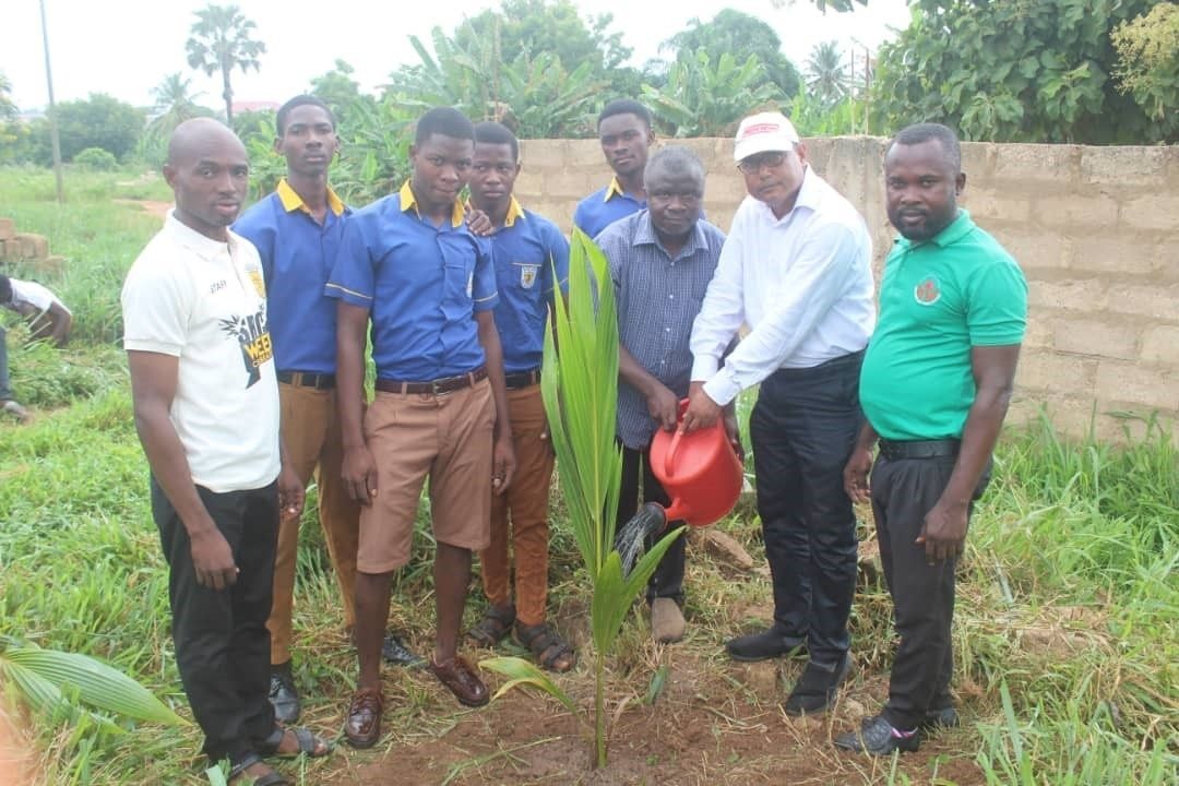 ASA Savings & Loans tree-planting reaches Bibiani and Sunyani