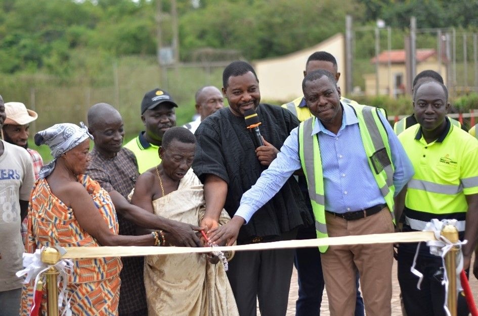 AngloGold inaugurates 1.4-km refurbished road in Obuasi