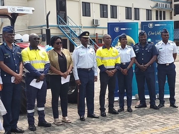 Gold Fields donates tractor to Takoradi Air Force Base