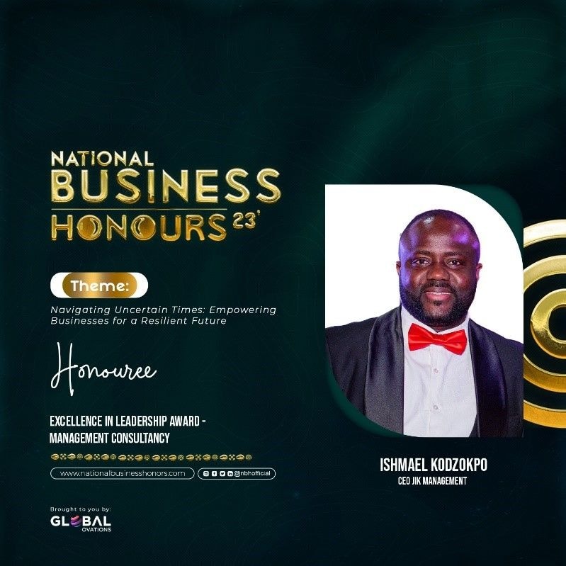 JIK Management Consultancy Services CEO wins award