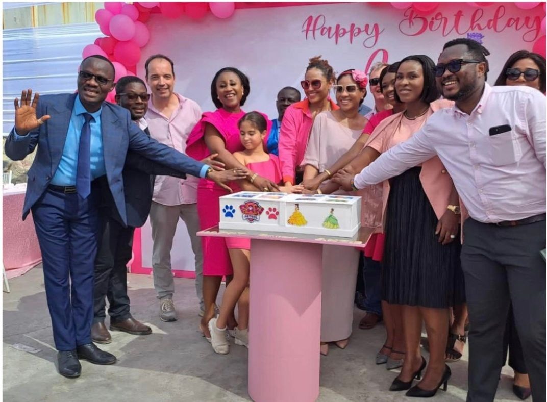 Angela List celebrate birthday with over 500 children at James Town
