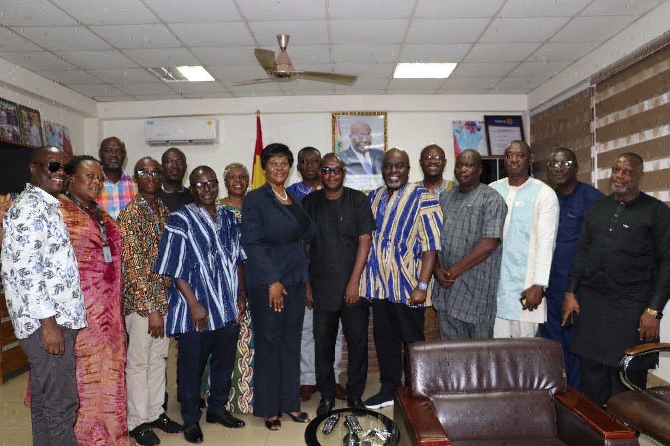 GCB Bank MD & team visits Tamale Mayor and Regional Minister