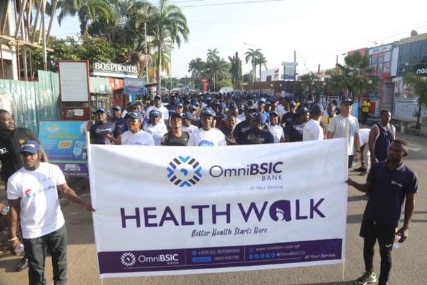OmniBSIC Bank ignites health revolution with 3rd Quarter Health Walk