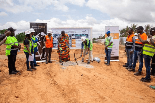 AngloGold Ashanti cuts sod for construction of Dokyiwa/Binsere Health Centre