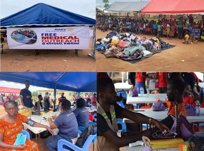 Rotary Club of Accra-Ridge provides vital healthcare to impoverished communities