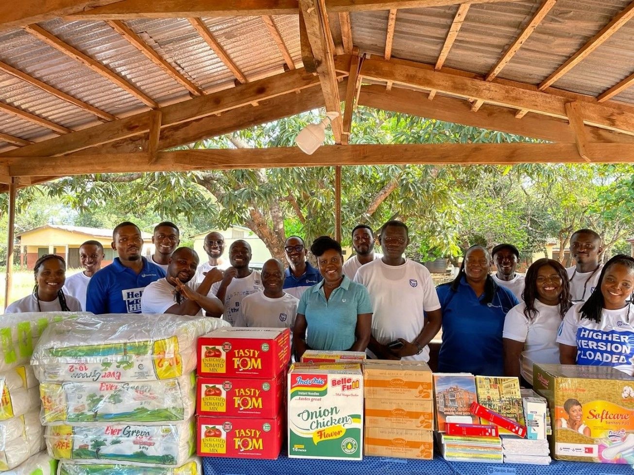 Stanbic employees donate to Christ Faith Foster Home
