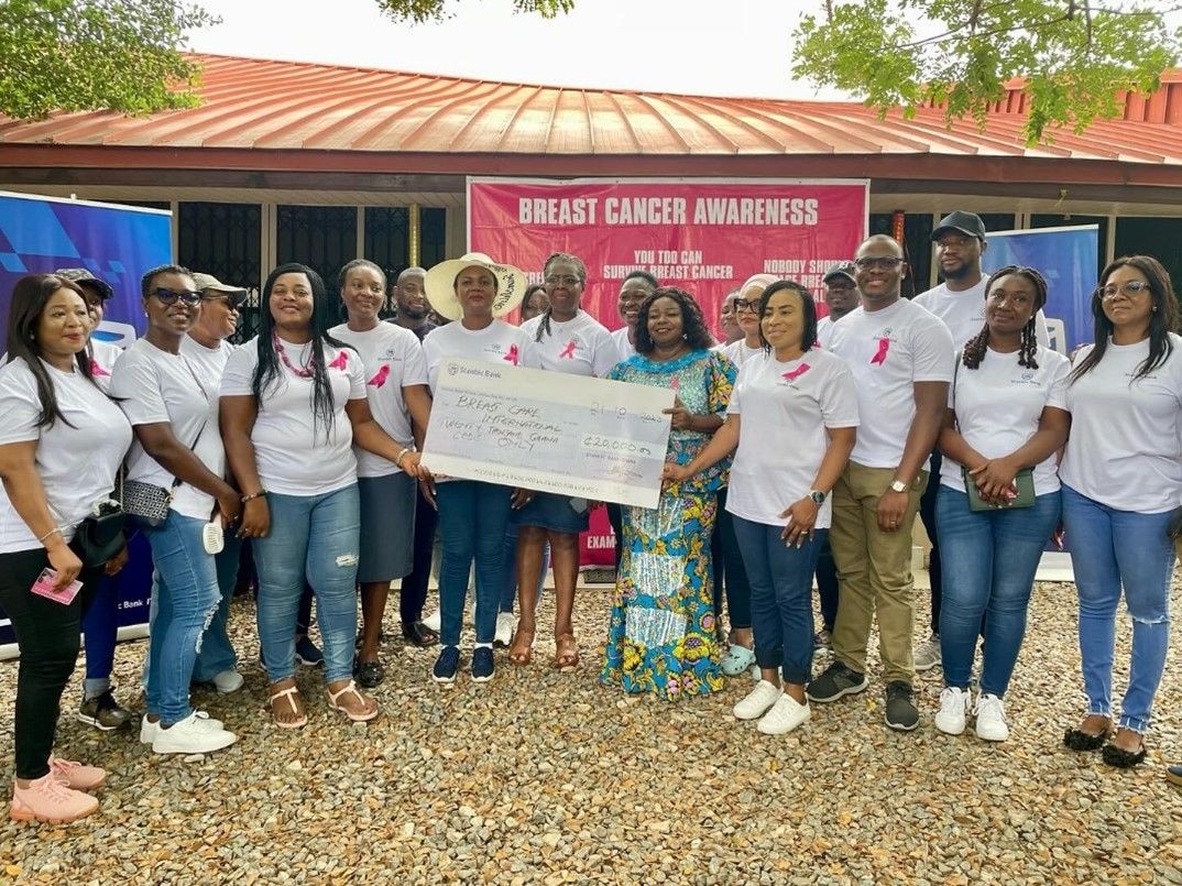 Stanbic employees support BCA with donation to Breast Care International