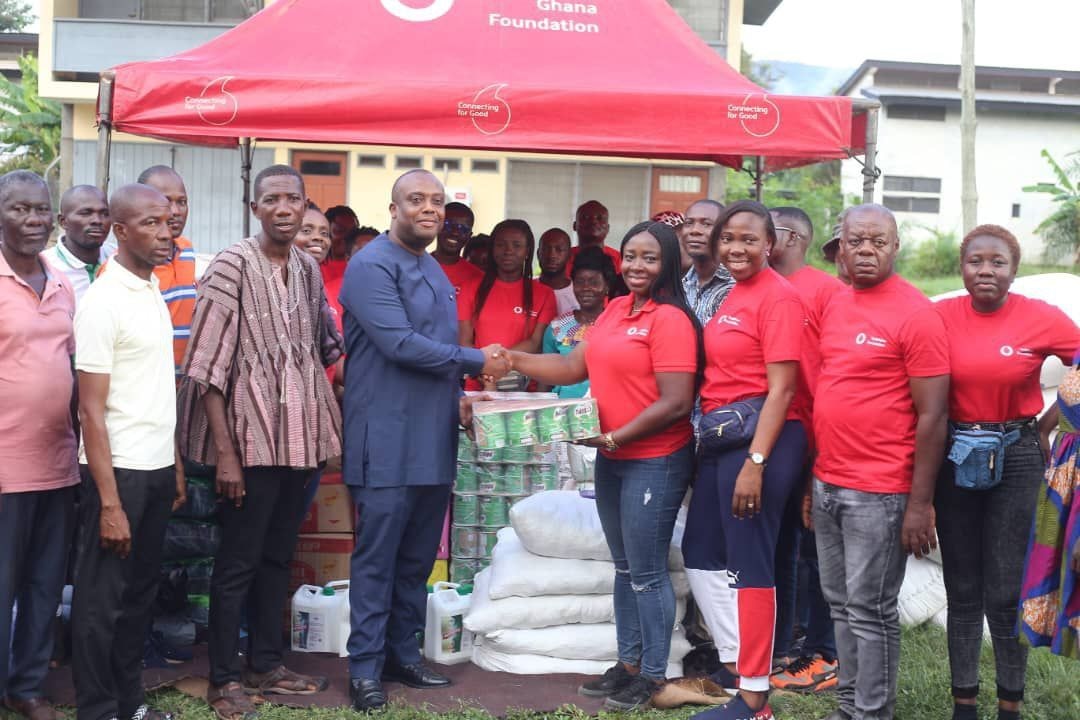 Vodafone Foundation supports dam spillage victims in Mepe and Asuogyaman