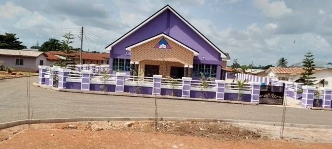 Justmoh hands over new Church building to Bonkrog Anglican Church