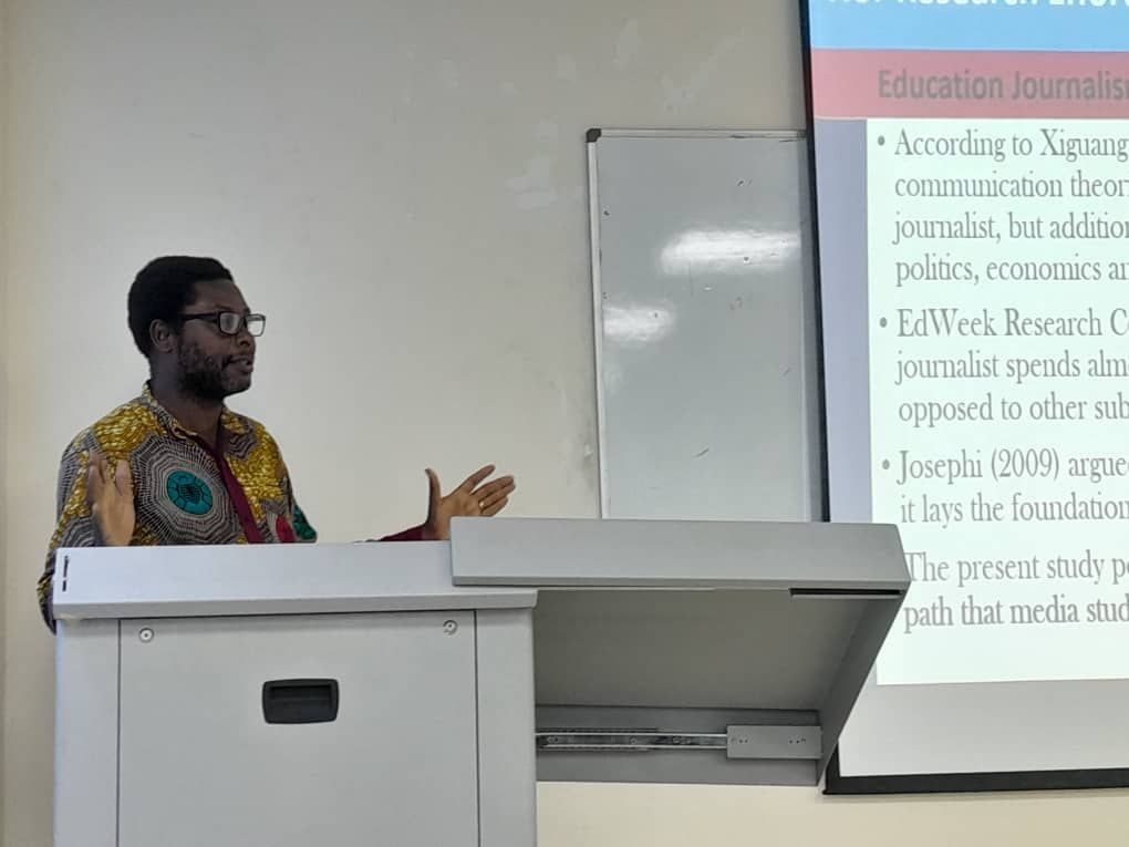 UniMAC-IJ Dean urges media professionals, student Journalists to prioritize educational reporting