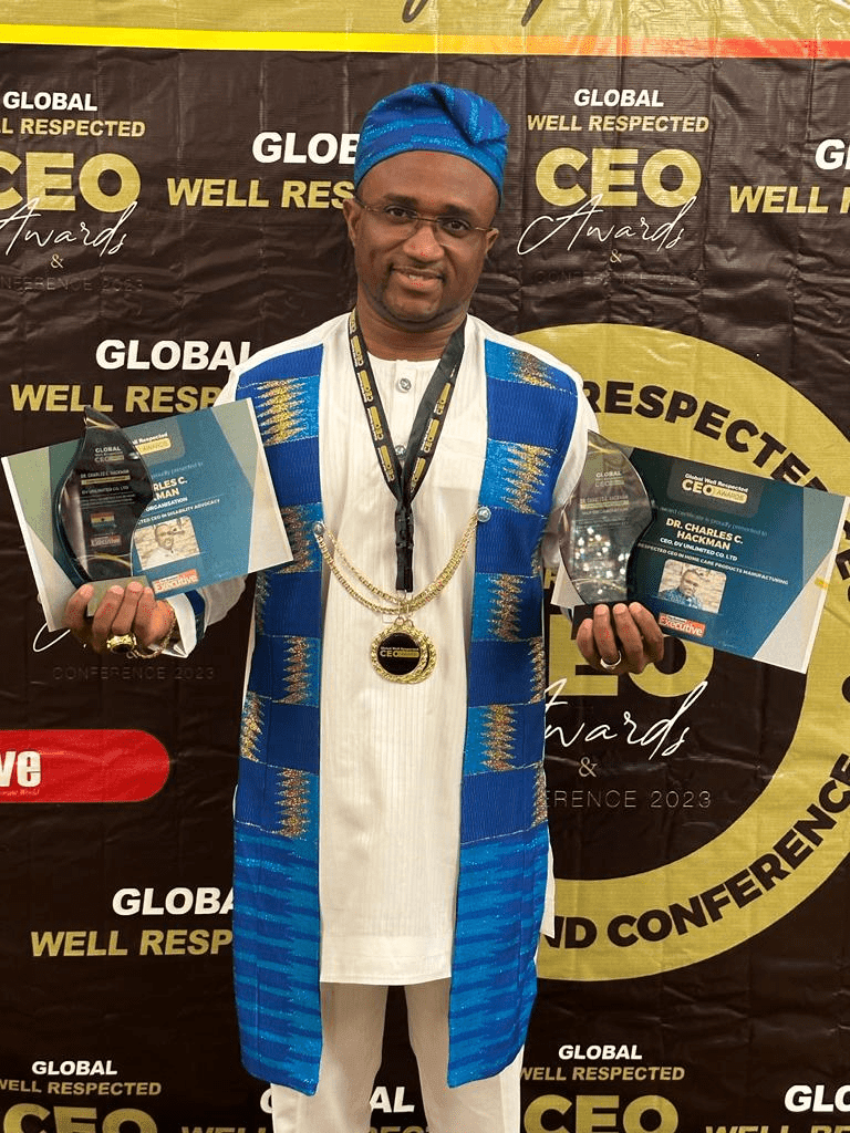 Bishop Dr. Charles Cofie Hackman receives Global Well Respected CEO Awards