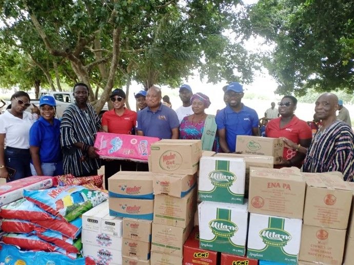 KEK Insurance brokers & its two CSR Funds donate to Akosombo flood victims