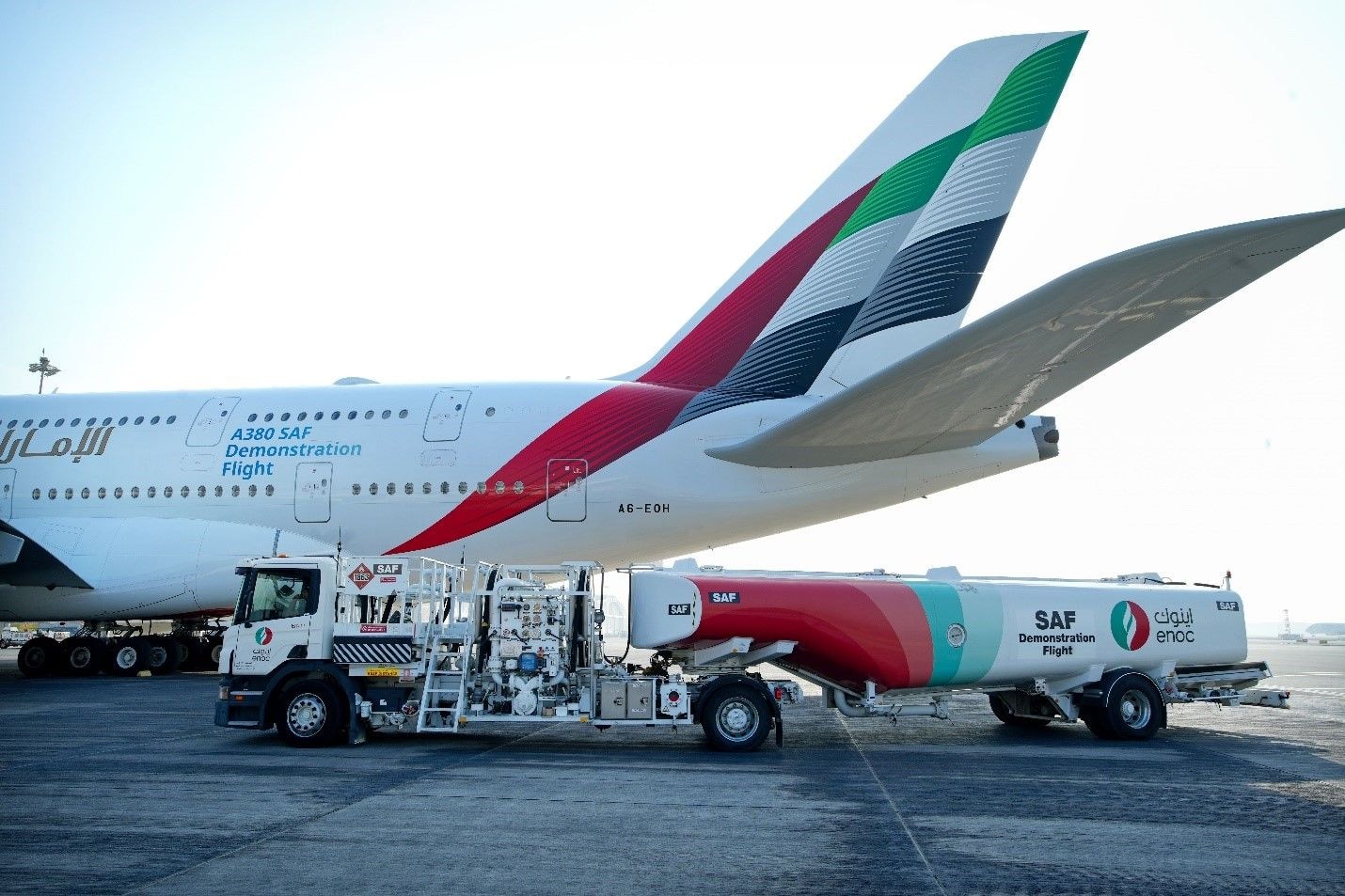 Emirates first airline to operate demonstration flight with 100% Sustainable Aviation Fuel