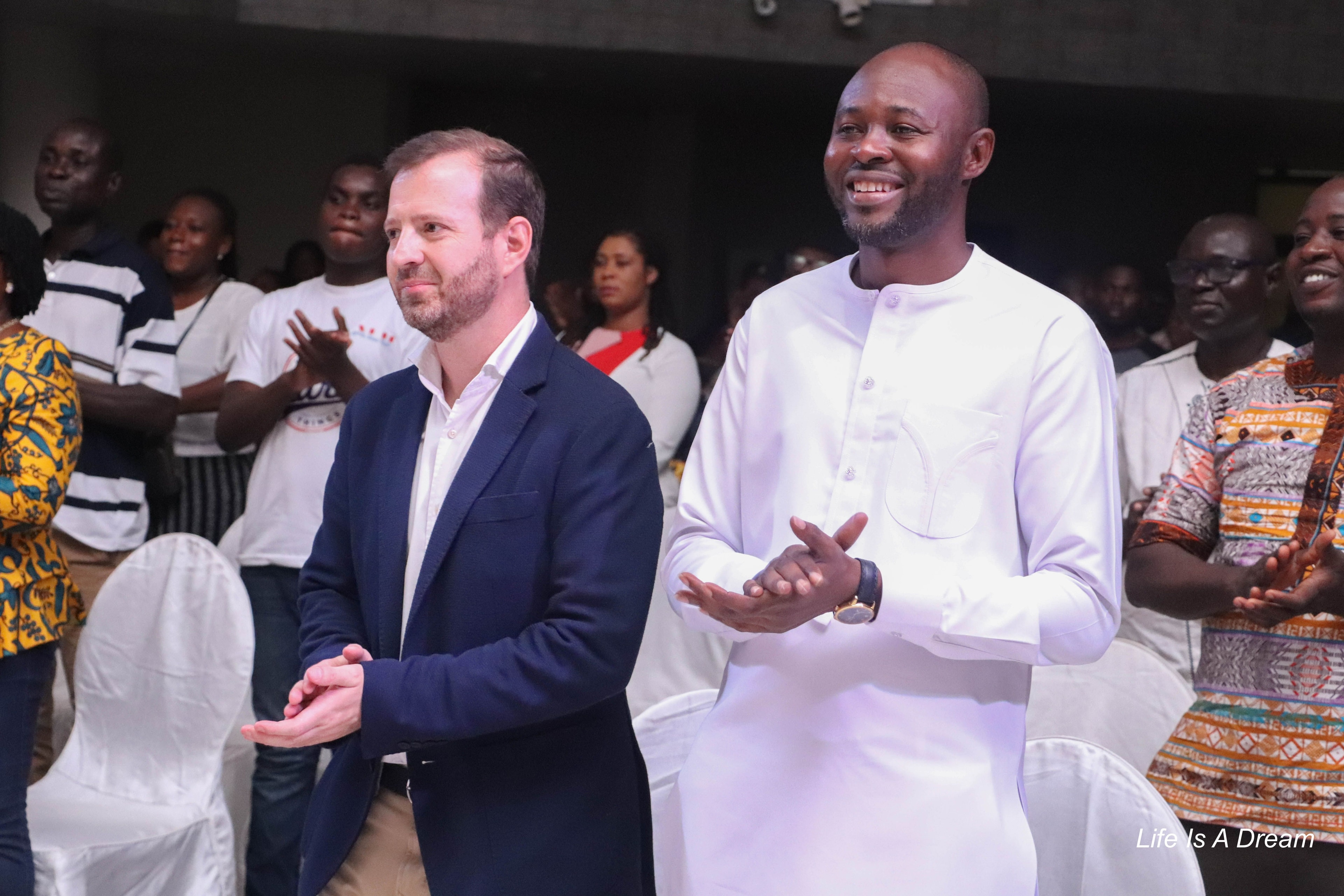 Latif Abubakar, Spanish Embassy thrill T'di with 'Life is a Dream'