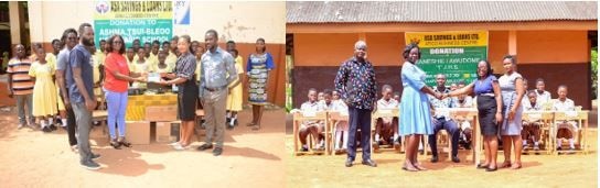 ASA donates to ASHMA Tsui-Bleoo ‘2’ Basic Sch and Kaneshie/Awudome ‘1’ JHS