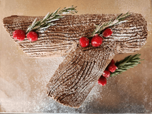 Recipes with Dainess Chef School: Chocolate Yule Log