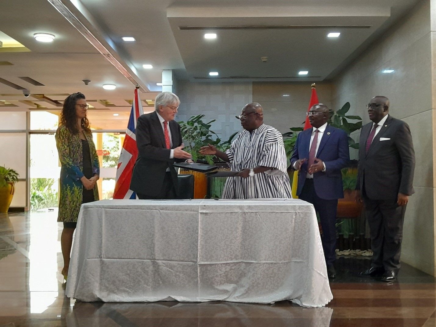 UK lauds progress under IMF deal