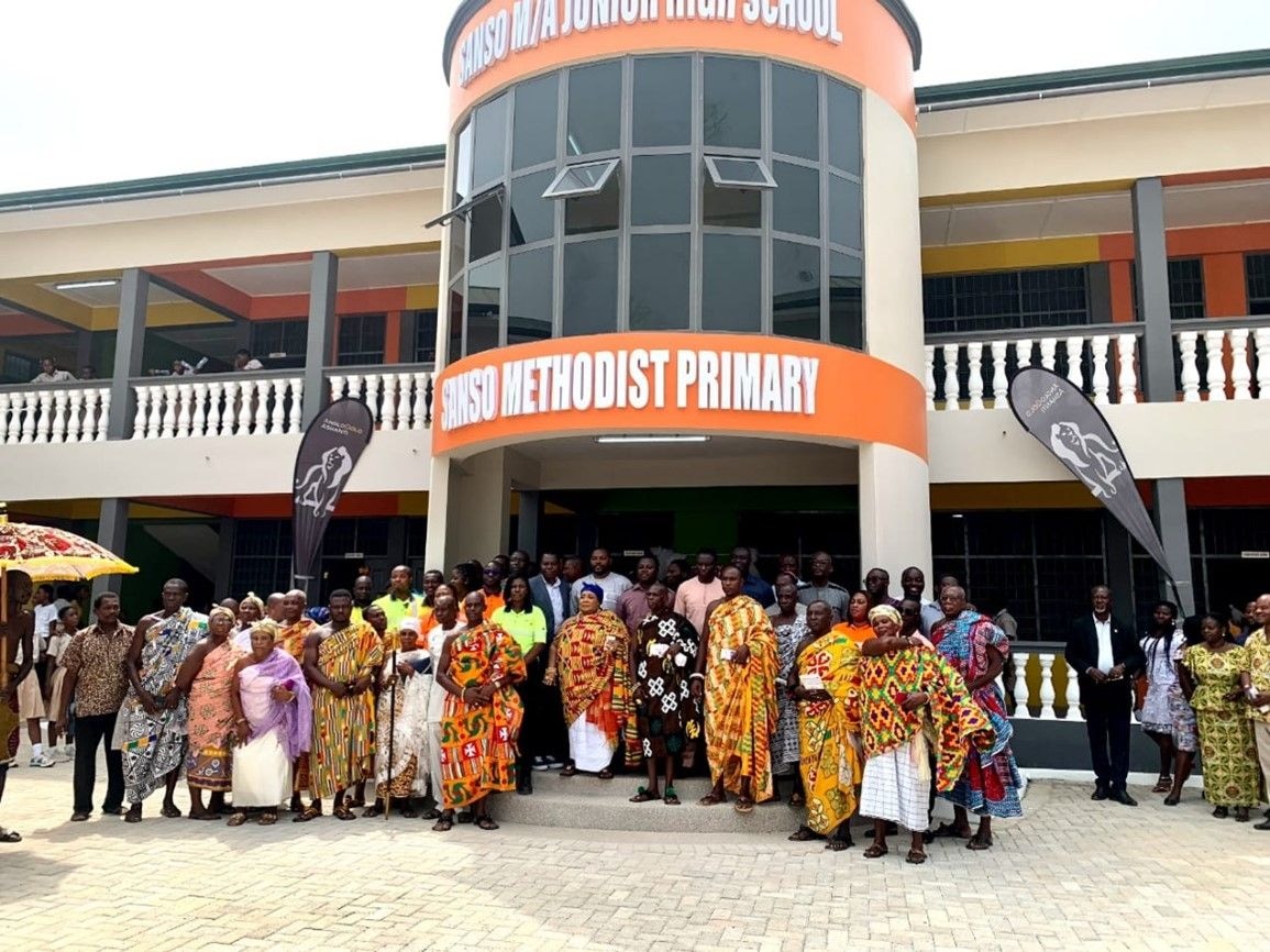 AngloGold Ashanti hands over GH₵4.8m ultra-modern school building to Sanso community