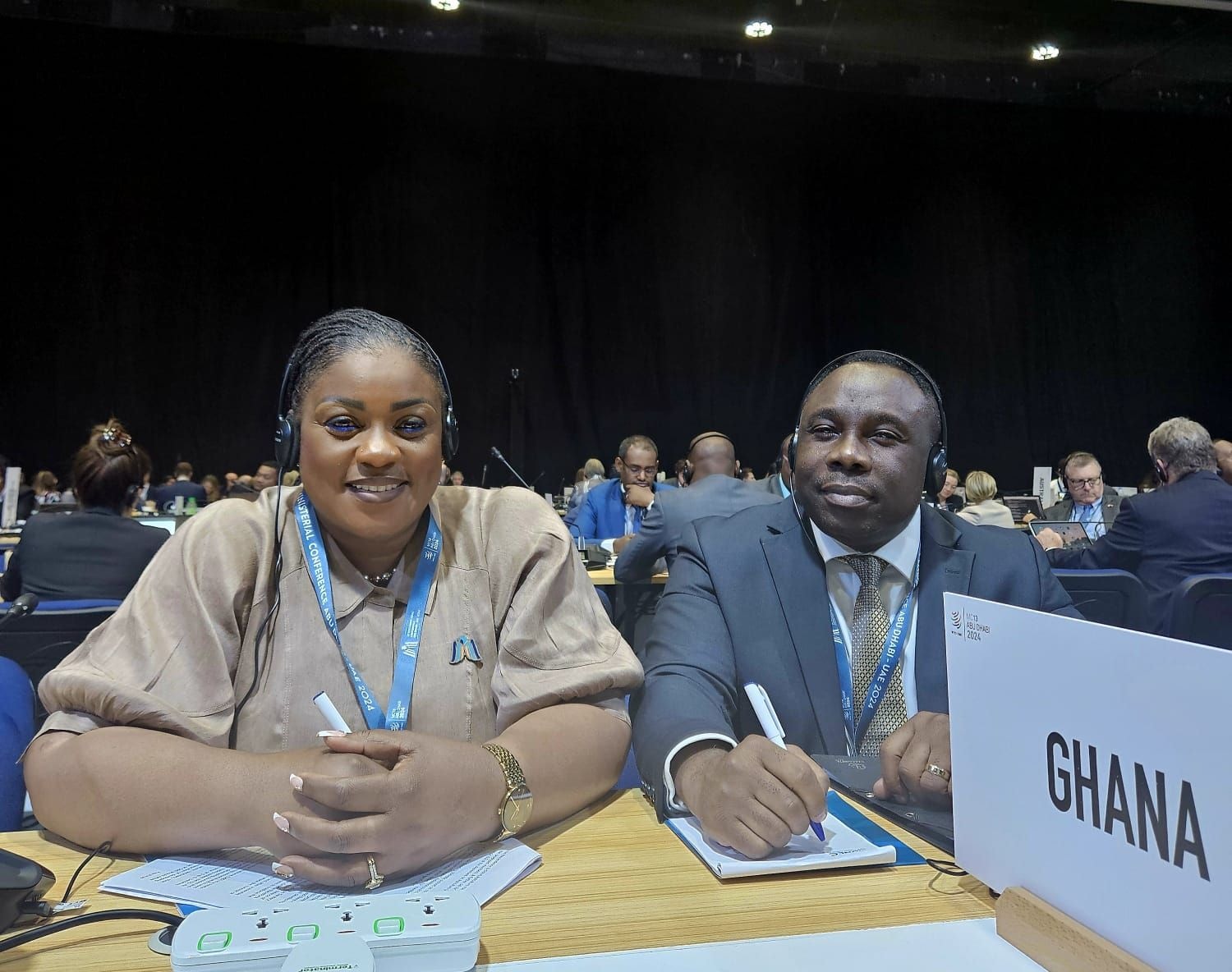 Ama Dokua leads Ghanaian delegation at WTO conference in Abu Dhabi