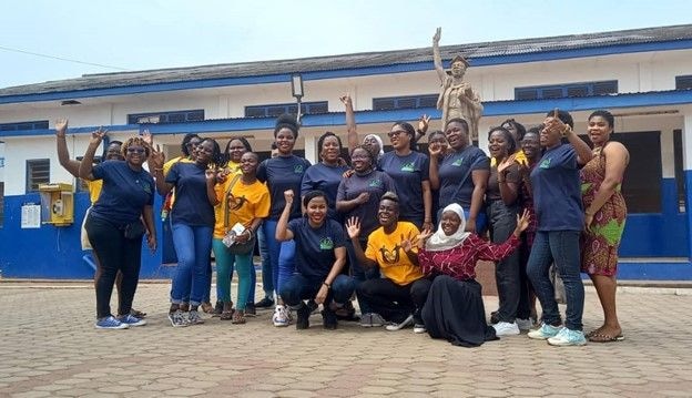 GEM, Africa with us Foundation mentors Labone SHS girls