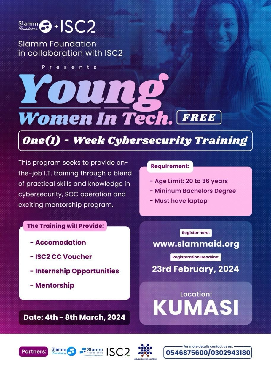 Slamm Foundation, ISC2 to empower women in free cyber-security training to mark IWD 2024