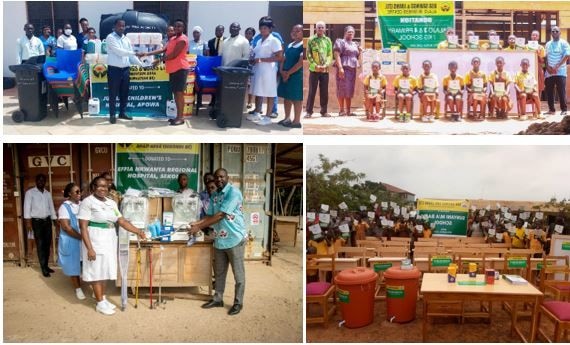 ASA donates items to basic schools and healthcare institutions