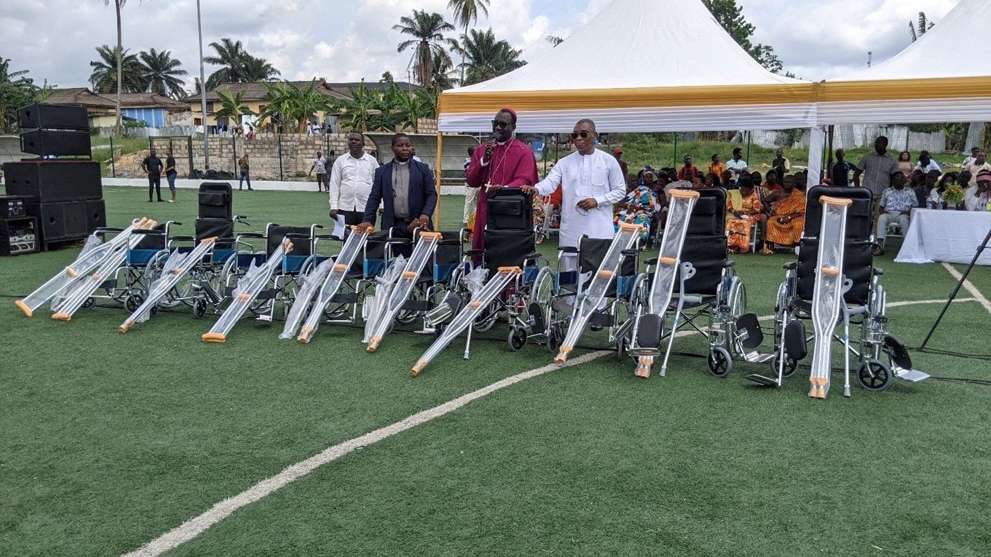 Mireku Duker supports PWD’s to mark his birthday celebration
