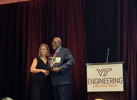 Prof. McBagonluri receives top engineering honour