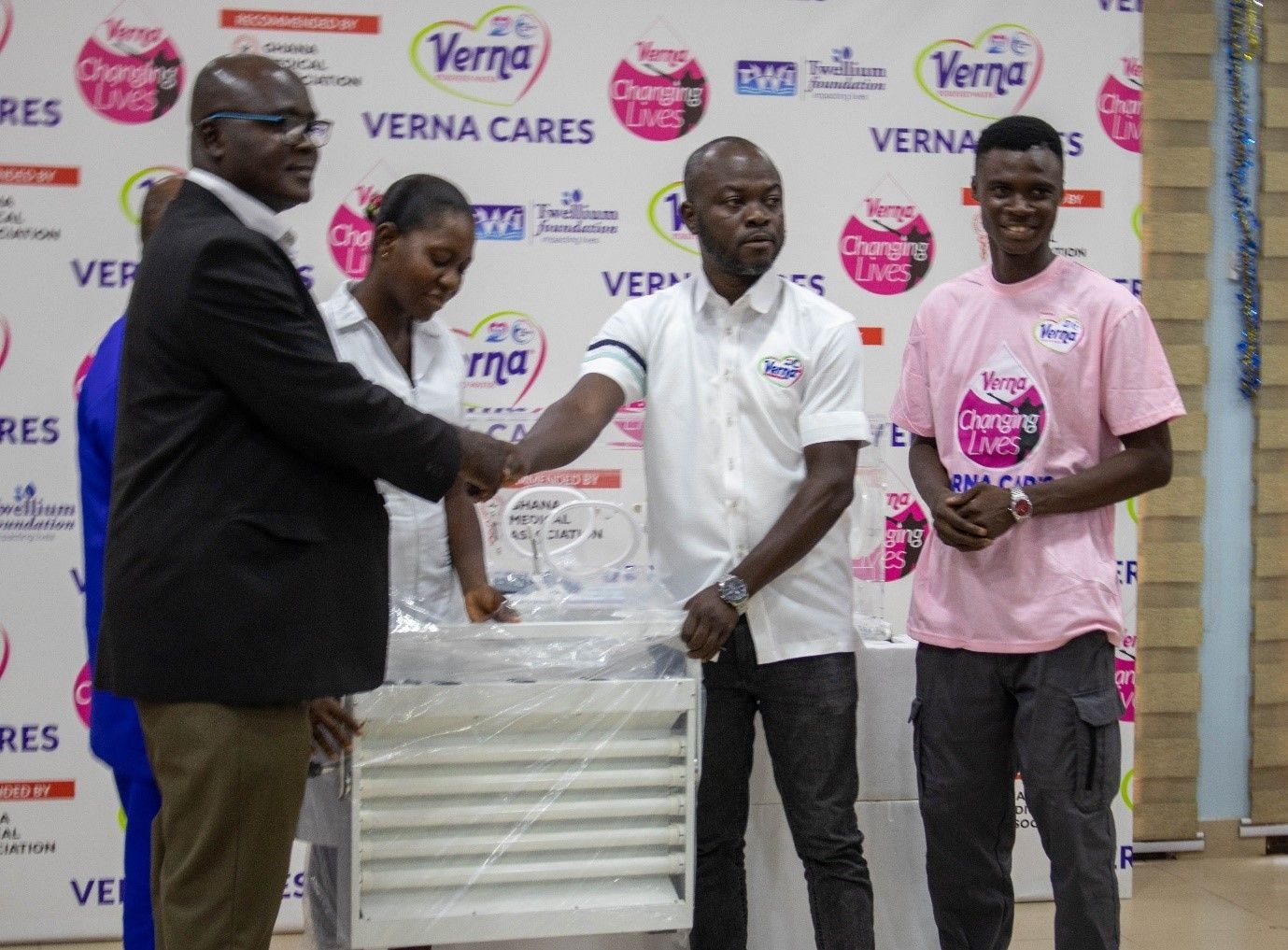 Verna Changing Lives Initiative donates medical equipment to health facilities