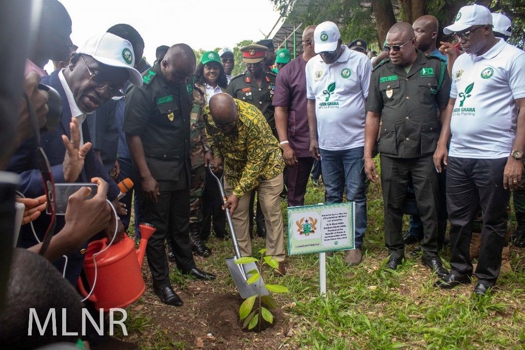 Prez Akufo-Addo urges private sector support in Green Ghana Campaign