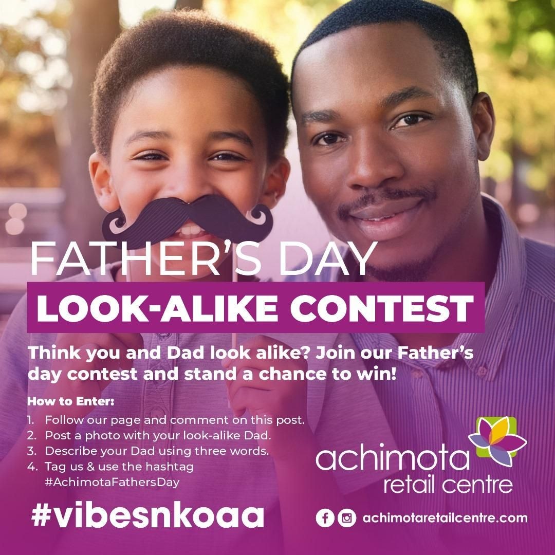 Achimota Mall celebrates father and child Look-alikes on Father’s Day