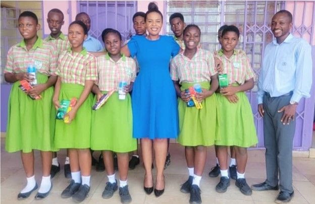 Women's Network for Peace donates educational items to Icon International school