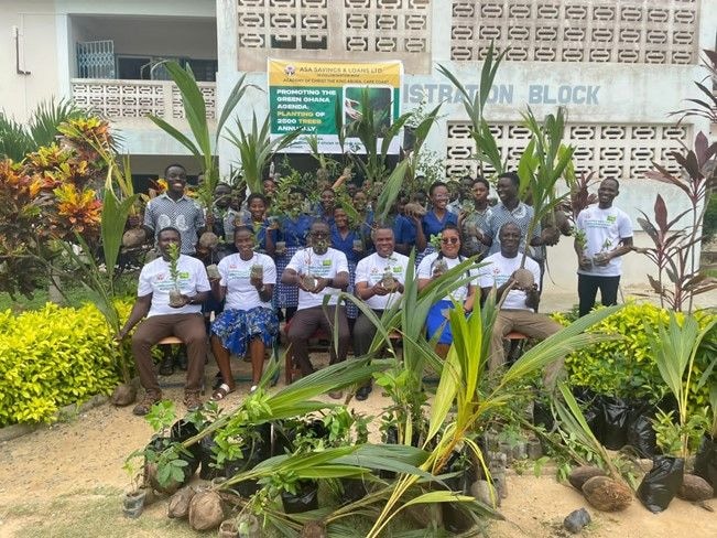 ASA Savings and Loans “One student, One tree” initiative ends at eight 2nd cycle institutions