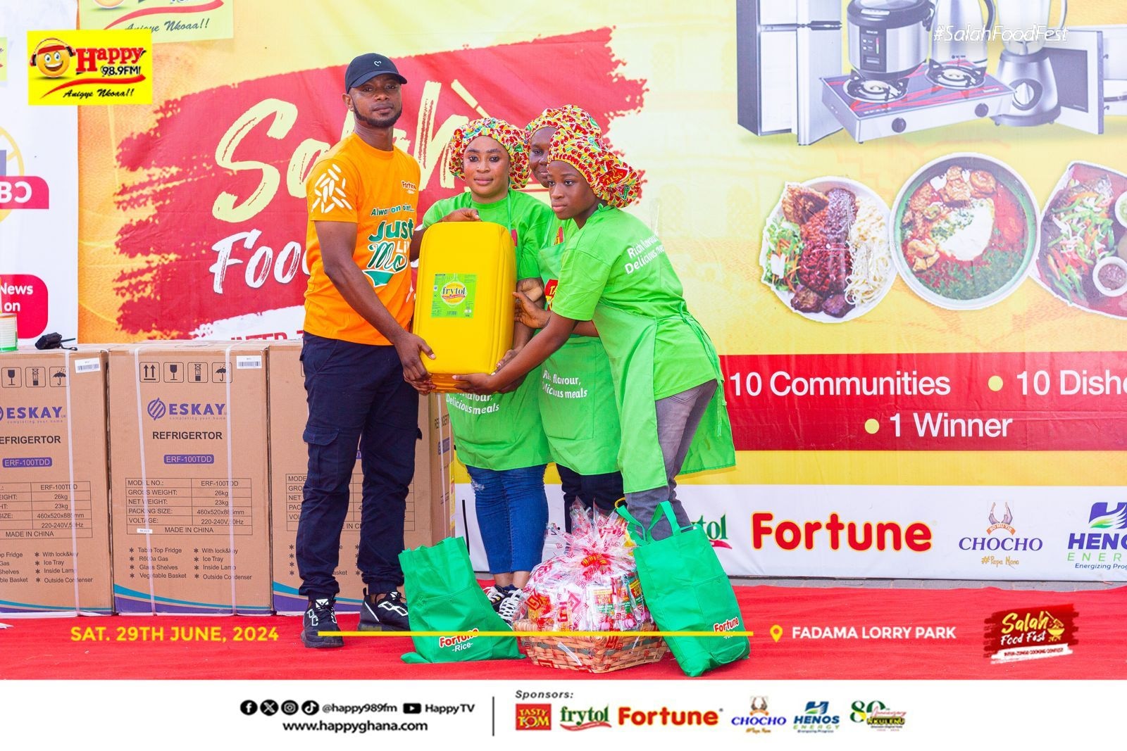 Vim Ladies of Madina Zongo win Happy FM’s 2024 Salahfest Inter-Zongo cooking competition
