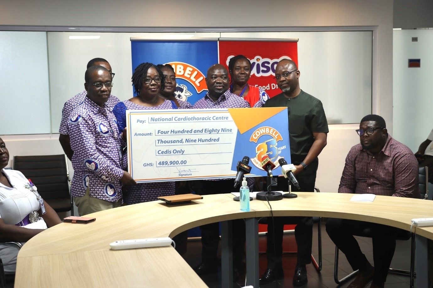 Promasidor supports National Cardiothoracic Centre & Kaneshie Polyclinic