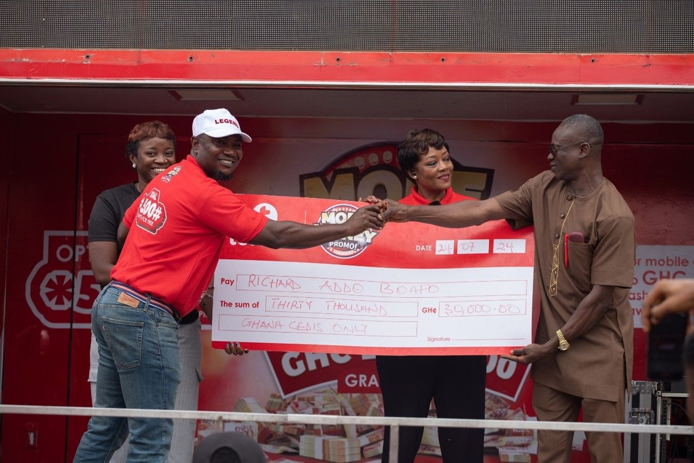 GH¢30,000 cash prize for first weekly Telecel More Money promo winner