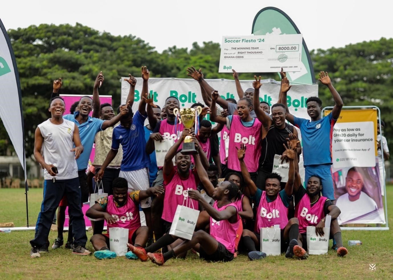 Bolt drivers unite for annual soccer fiesta