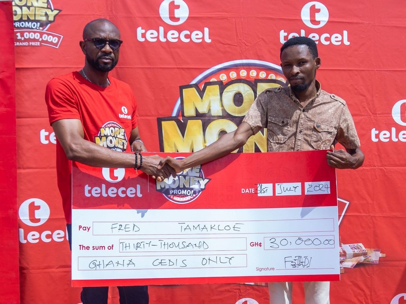 I thought it was a joke or scam but I was pleasantly surprised – Telecel More Money Weekly Prize Winner