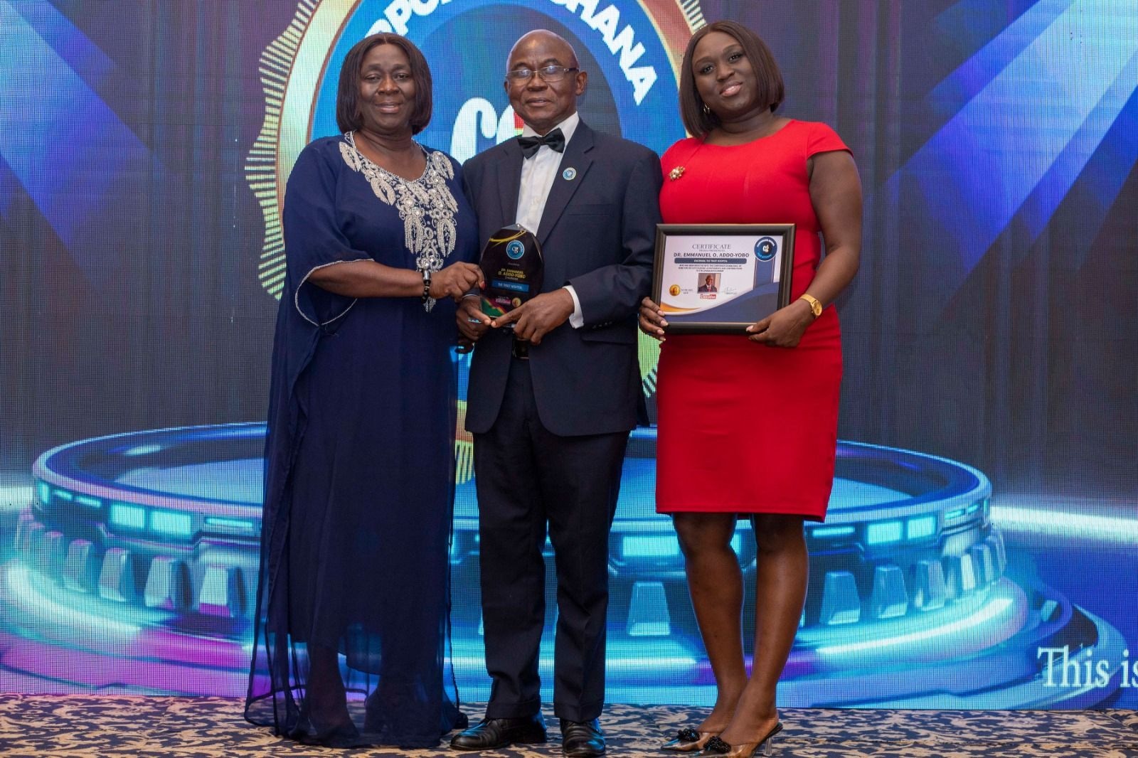 The Trust Hospital's board chairman honored at 8th Corporate Ghana Hall, 2024