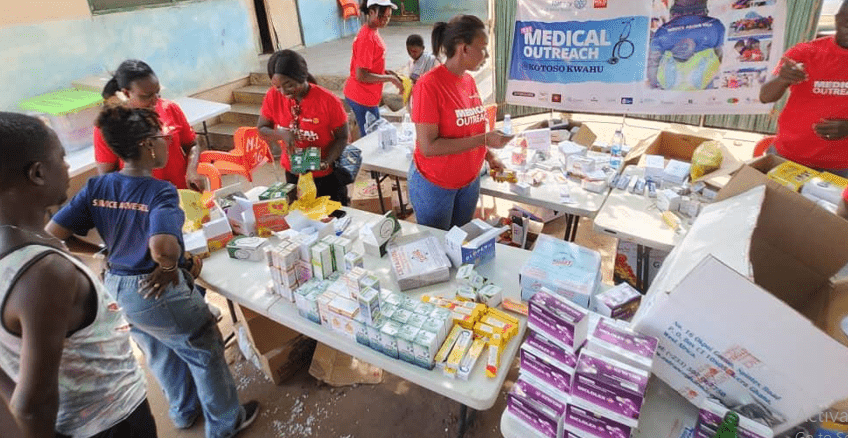 Rotary Club of Accra Ridge undertakes free medical outreach in Kotoso-Kwahu