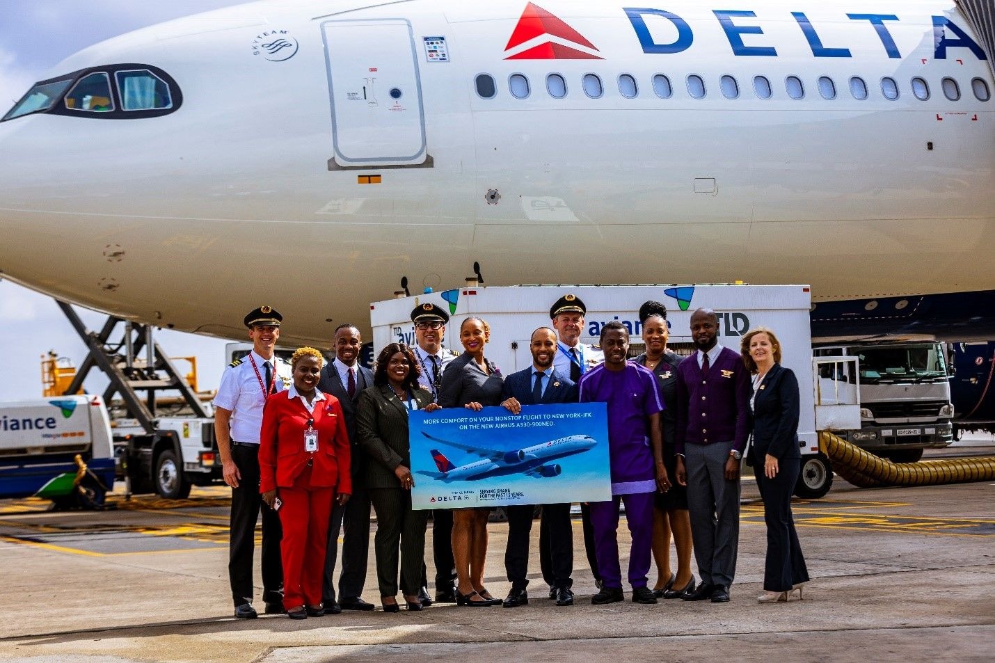 Delta’s Airbus A330-900neo is now on the Accra–New York route