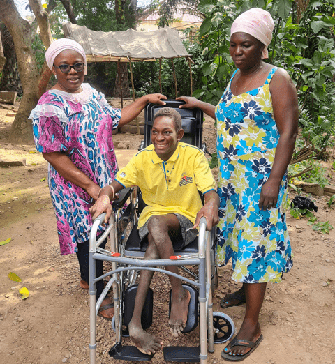 MYO Global Foundation donates wheelchair to 24-year-old physically-challenged man