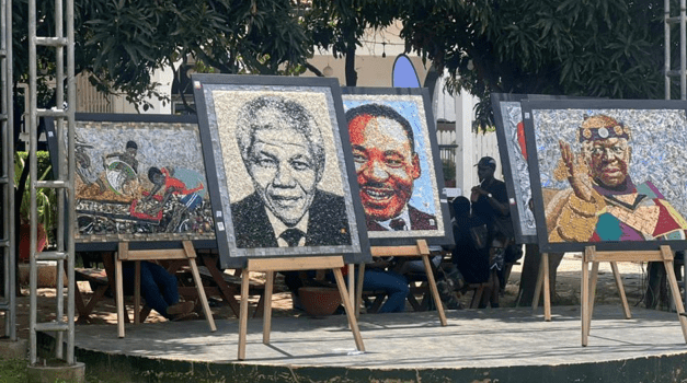 Create eco-friendly artworks that celebrate local culture and craftsmanship