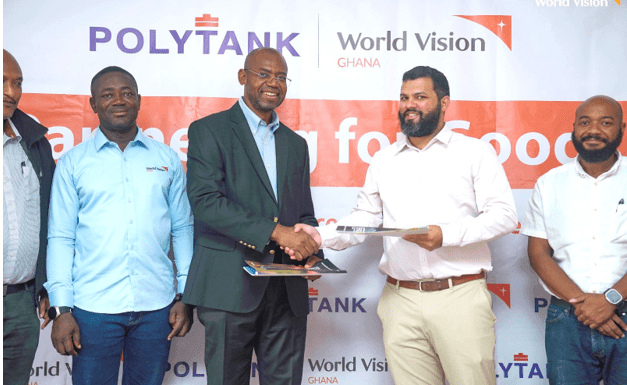 World Vision Ghana, Polytank Ghana partner to improve access to clean water