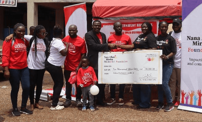 Nana Affum Mireku Foundation donates to Sickle Cell Week in Kwahu