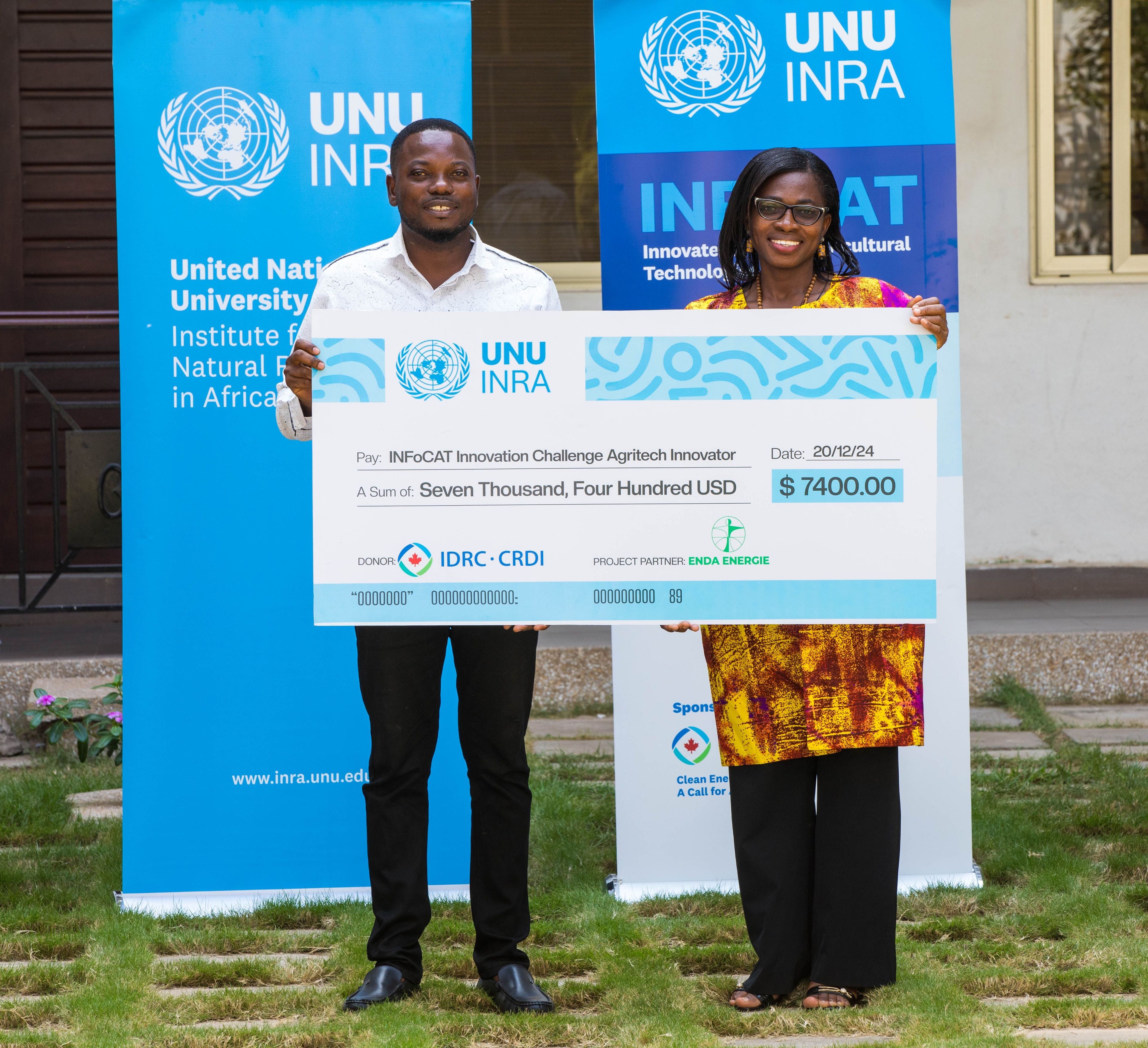 AgriTech Innovators secure US$74,000 grant in prestigious UNU-INRA INFoCAT challenge
