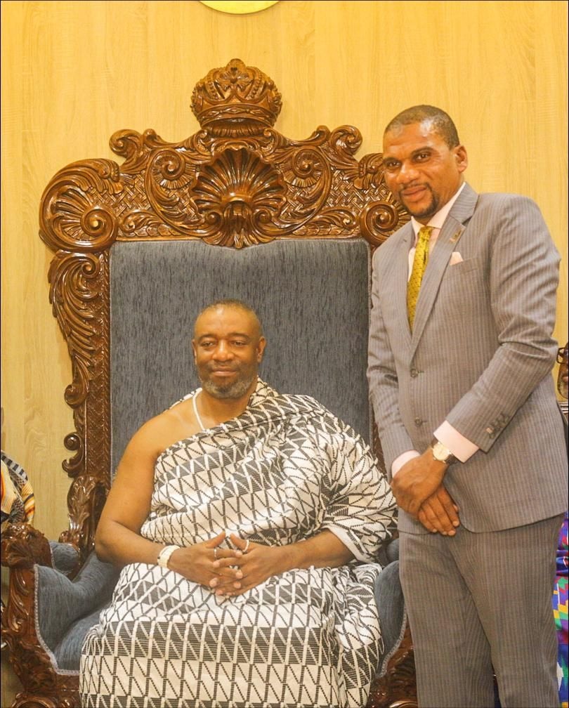 GCB Bank new MD pays courtesy call on Ga Mantse