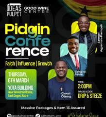 Pidgin Conference comes off next month in Accra