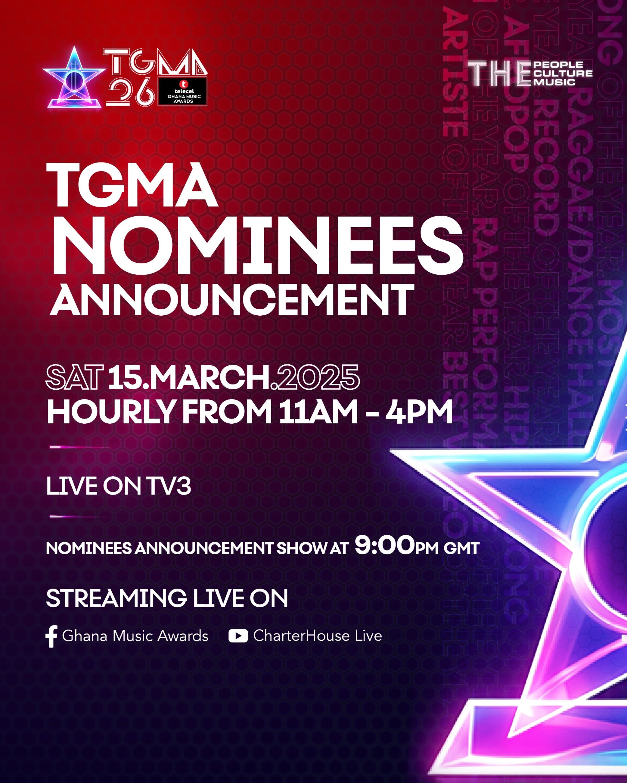 The Wait is Over: 26th TGMA nominees set to drop this Saturday