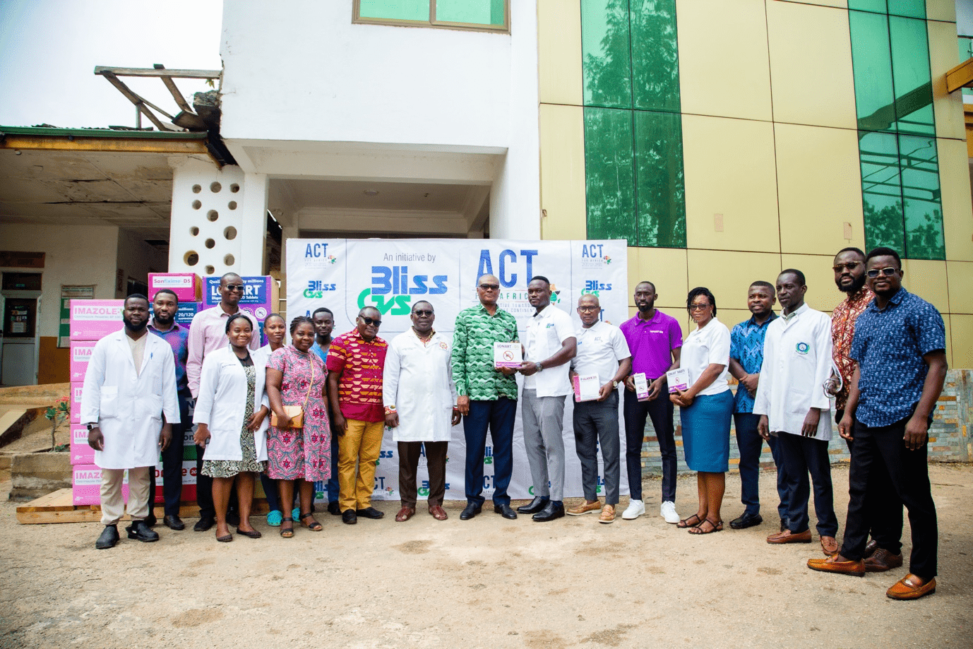 Bliss GVS Pharma donates anti-malaria drugs worth GHS100,000 to St. Patrick's Hospital